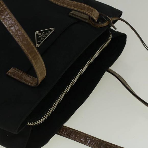 PRADA Hand Bag Nylon Black Auth 59229 - Picture 6 of 16